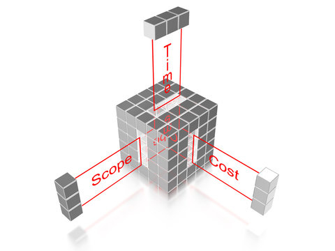 Project management cube