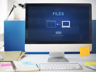 Files Data Information Message Network Share Concept