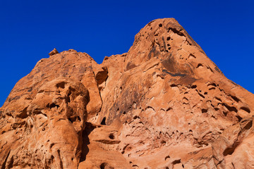 Fototapeta premium Red Sandstone Formation, Valley of Fire State Park, southern Nevada, USA