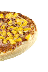 cropped image of hawaiian pizza