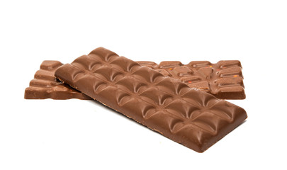 chocolate bar isolated