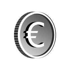 Euro sign icon, simple style