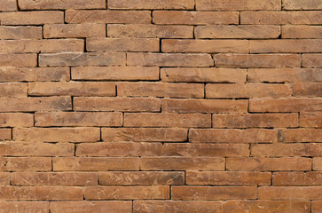 Old red brick wall background