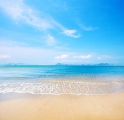 beach and tropical sea