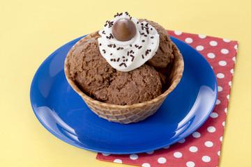 chocolate flavor ice cream