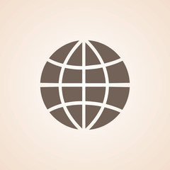 Icon Of Globe.