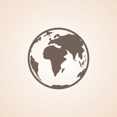 Icon Of Globe.
