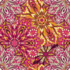 Seamless mandala pattern