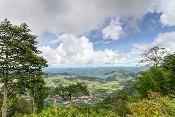 Obraz premium Landscape view on the mountain