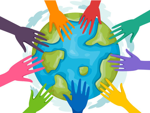 Hands Volunteers Earth