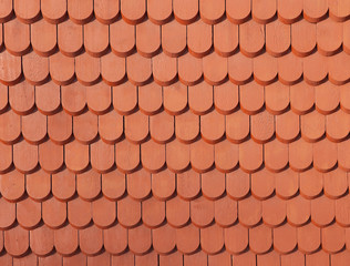 Dach aus Holzschindeln