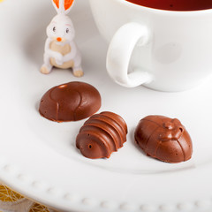 Easter Egg Shaped Chocolate Candies