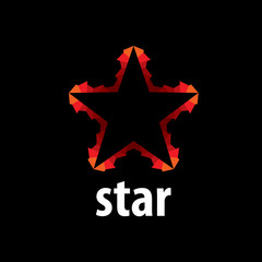 Obraz premium vector logo star