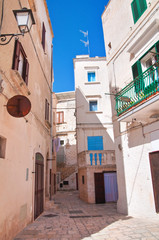 Obraz premium Alleyway. Polignano a mare. Puglia, Italy. 