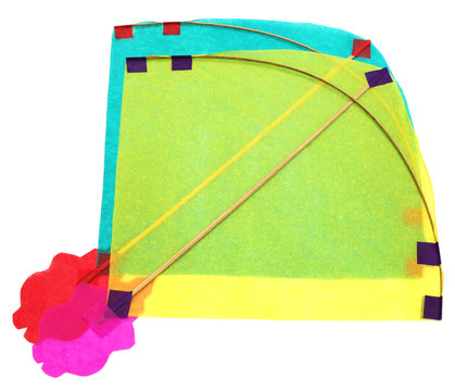 Traditional Bangladeshi kites made of thin papers
