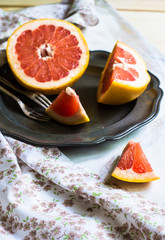 Fresh grapefruit