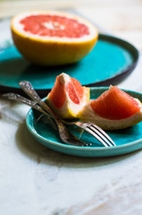 Fresh grapefruit