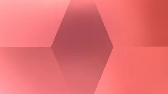 Loop of rotating pink geometric shape