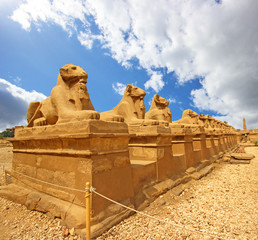 Ancient Temple of Karnak in Luxor, Egypt