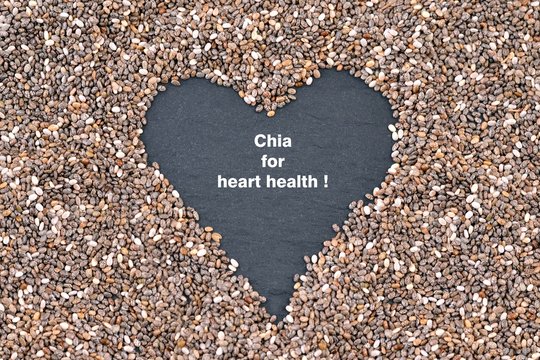 Chia Seeds For Heart Health. 