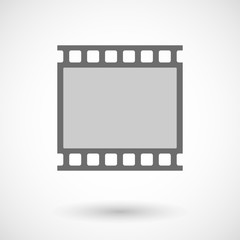 Isolated vector illustration of   a photographic 35mm film strip