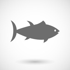 Obraz premium Isolated vector illustration of a tuna fish