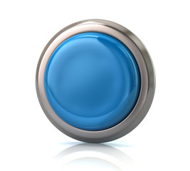 Blank blue button