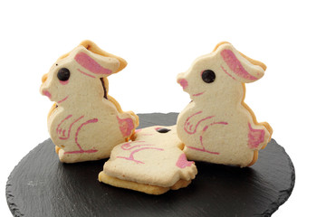 Lapin sablé fourré praliné