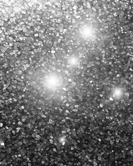 Glittering black metal background