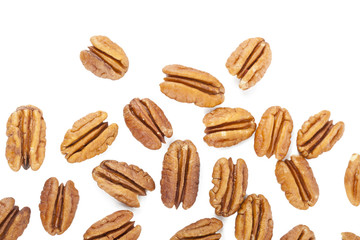 scattered pecan nuts