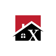 square innitial real estate logo x