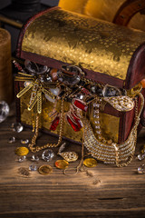 Small pirate treasure chest