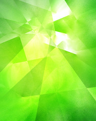 Green geometric background