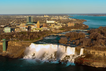 Obraz premium Niagara falls from the canadian side