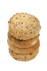 a stack of poppy seed bread