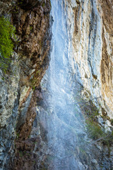 Waterfall in mountains