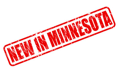 NEW IN MINNESOTA red stamp text