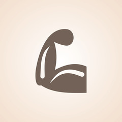 Icon Of Biceps,Muscles.