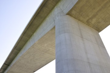 Fototapeta na wymiar 建設中の高速道路のインターチェンジ