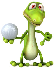 Fototapeta premium Fun lizard