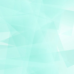 Abstract Green Polygonal Background