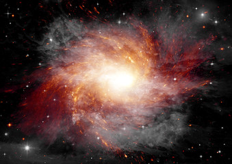 galaxy in a free space