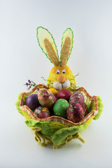 Easter deckoration whit eggs