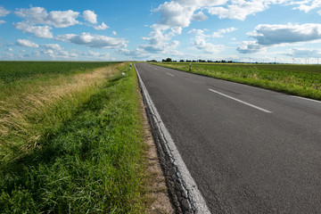 Landstraße nach Worms am Rhein