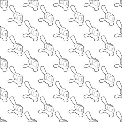 Comics Hand pattern seamless