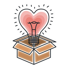 bulb light icon design 