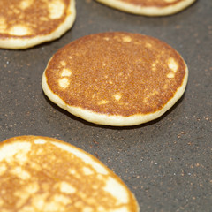 making thick potato cakes