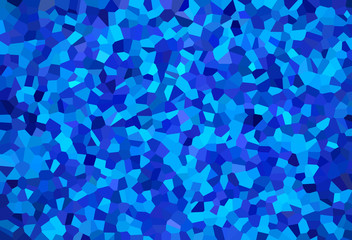 Abstract blue low polygon