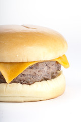 Tasty burgers shot in studio