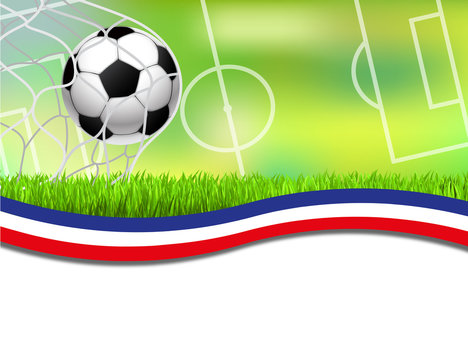 Fussball Hintergrund Frankreich